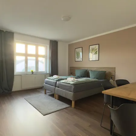 Appartement Larooms Merseburg - Apartment Np23 - 4 Einzelbetten - Parkplatz - Naehe Infra Leuna - Ideal Fuer Teams Merseburg