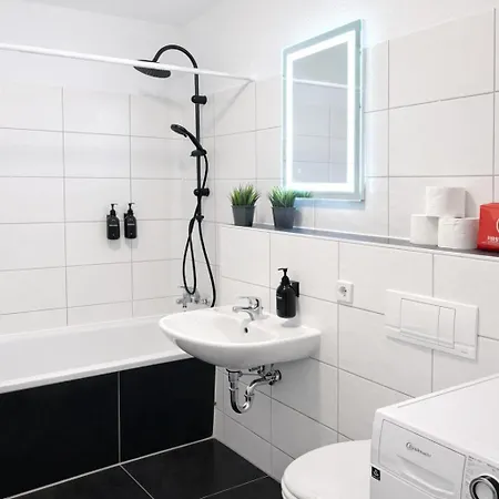 Apartmán Larooms - Np23 - 4 Einzelbetten - Parkplatz - Naehe Infra Leuna - Ideal Fuer Teams Merseburg